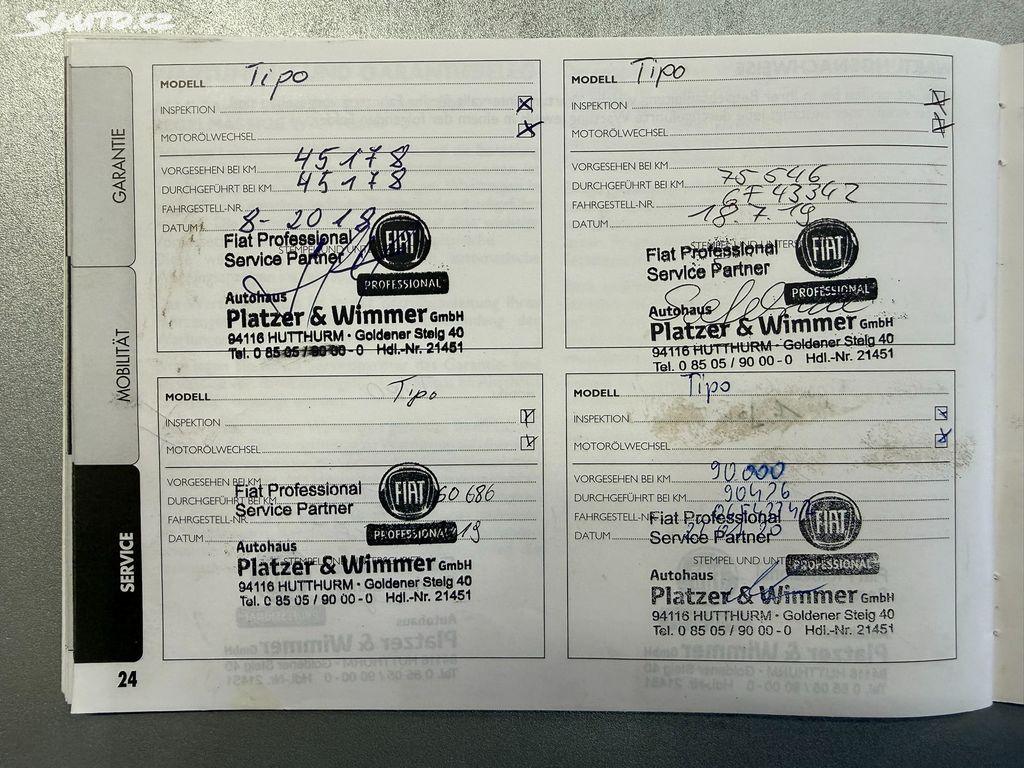 Fiat Tipo, 1.4 T-JET 88 kW LOUNGE 1.maj.