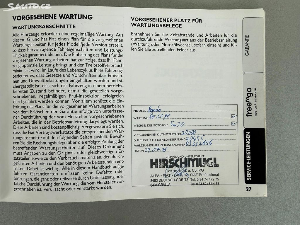 Fiat Panda, 4x4 1.3 55 kW