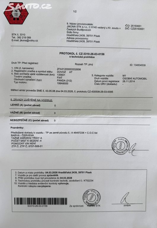 Fiat Panda, 4x4 1.3 55 kW