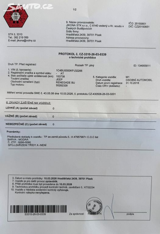 Jeep Renegade, Limited 1.3 T-GDI 111 kW