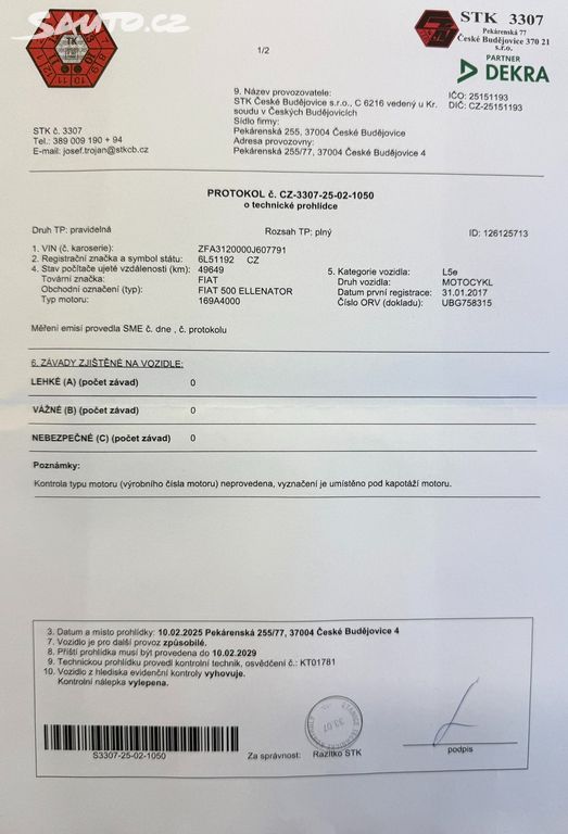 Fiat 500, Ellenator 14 kW od 16 let