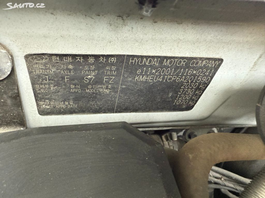 Hyundai Sonata, 2.4 119 kW Webasto