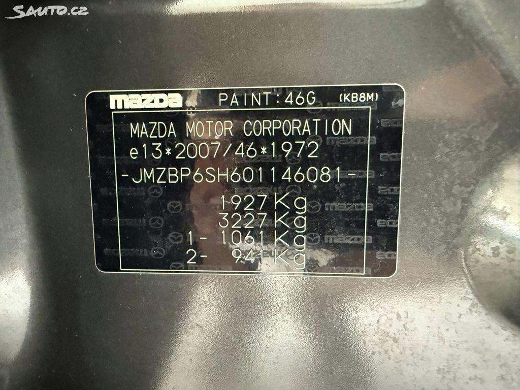 Mazda 3, 2.0 Skyactiv-X132 kW 1.majitel