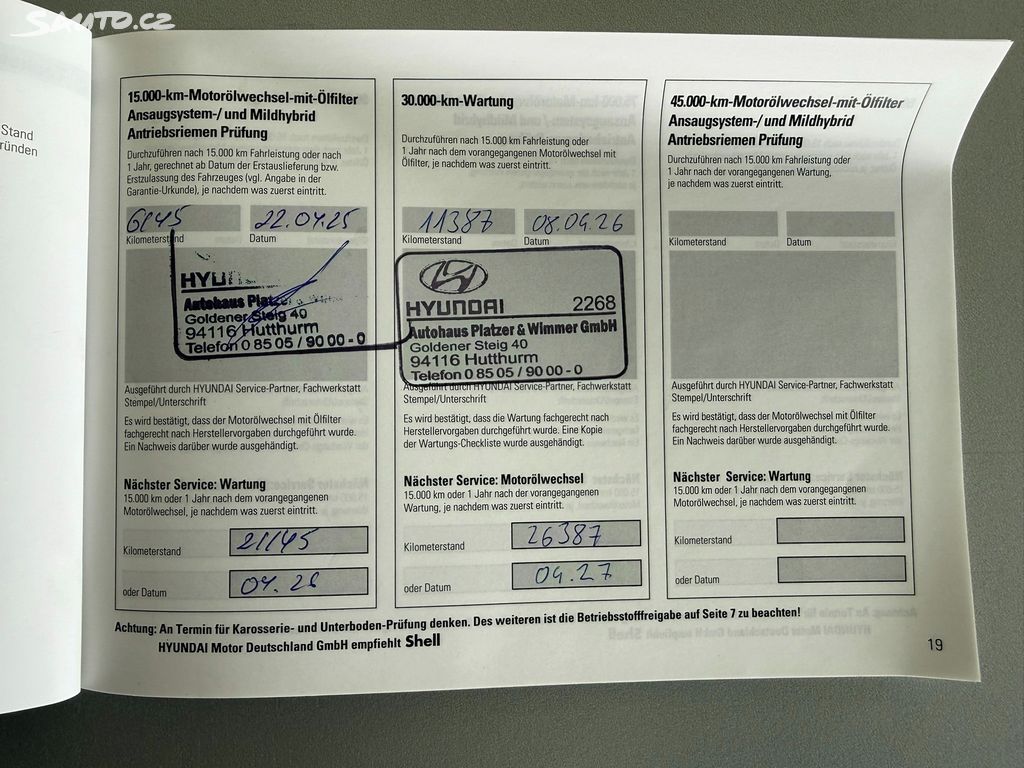 Hyundai i30, 1.0 T-GDI 88 kW MHEV 1.majitel