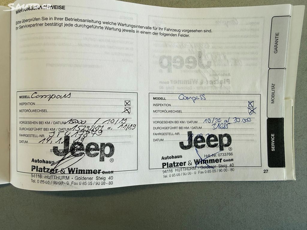 Jeep Compass, Limited 1.4 125 kW 4x4 1.maj.