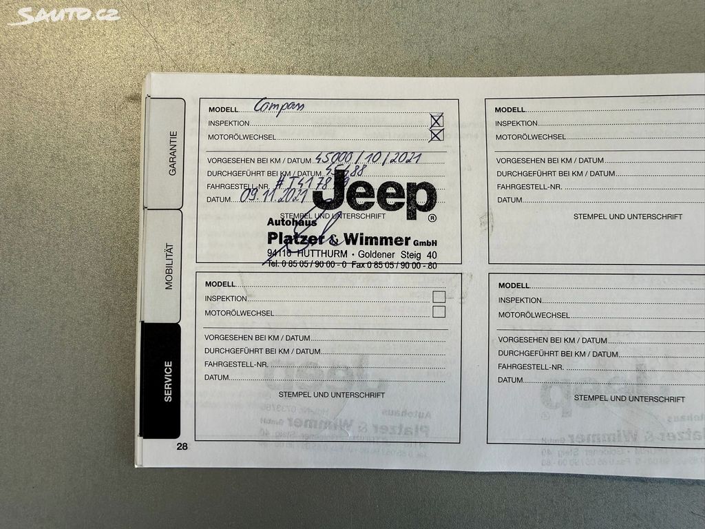 Jeep Compass, Limited 1.4 125 kW 4x4 1.maj.